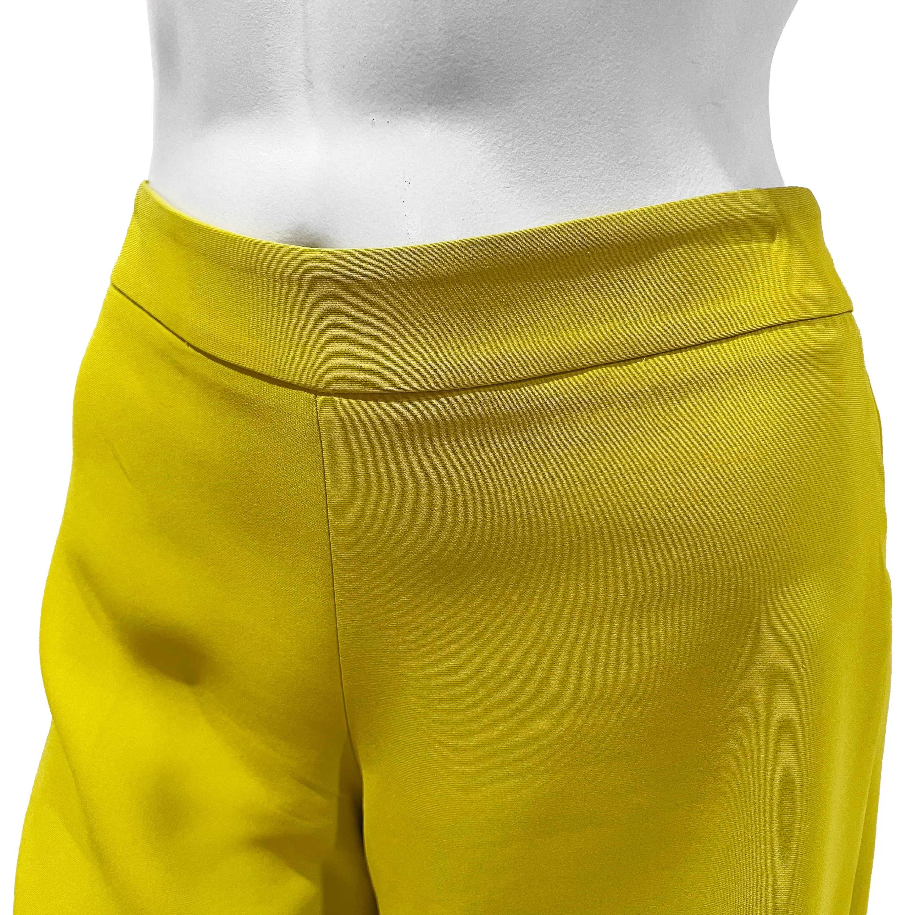 2012 Chartreuse Silk Shorts