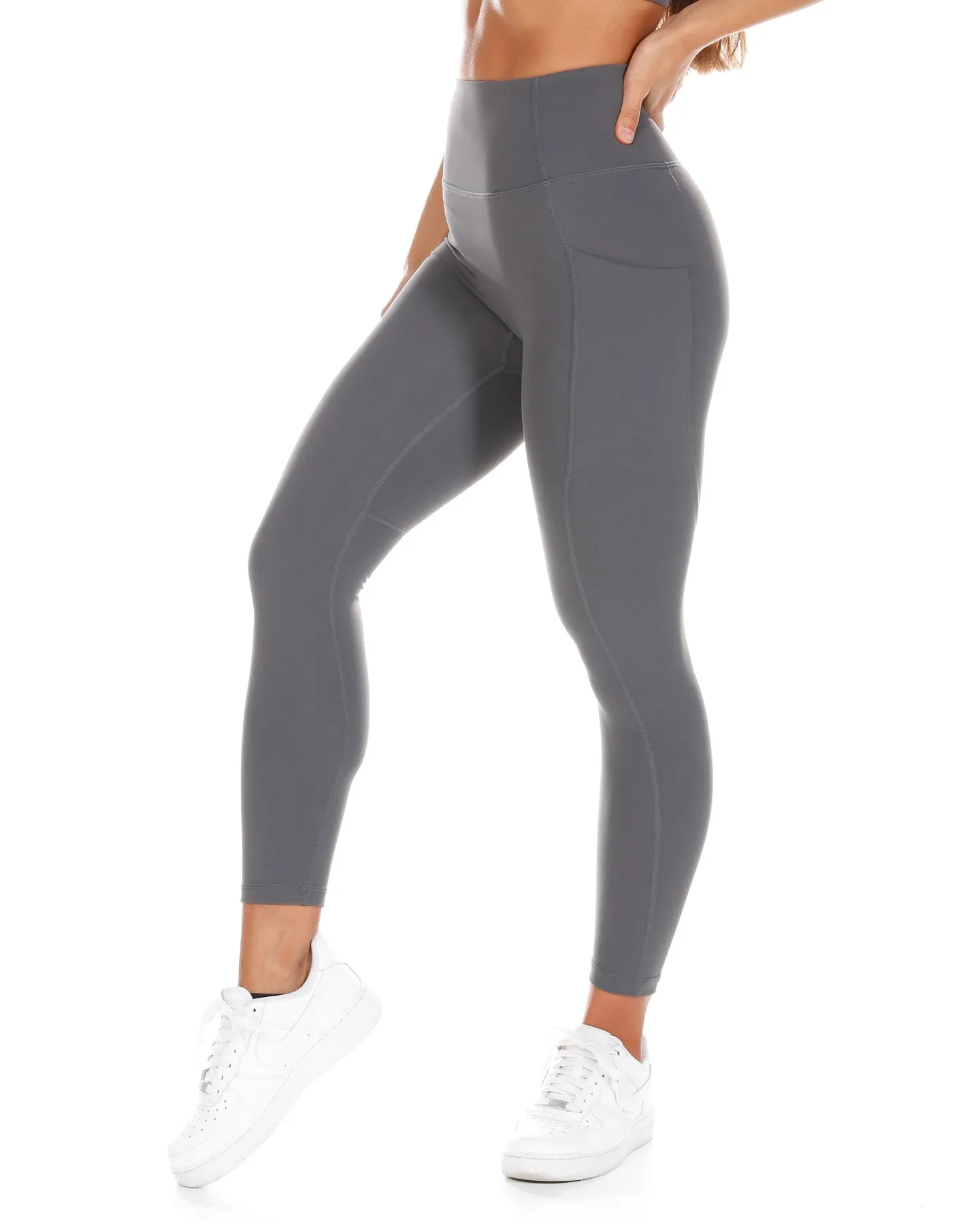 7/8 Lunar Ascend Leggings - Grey