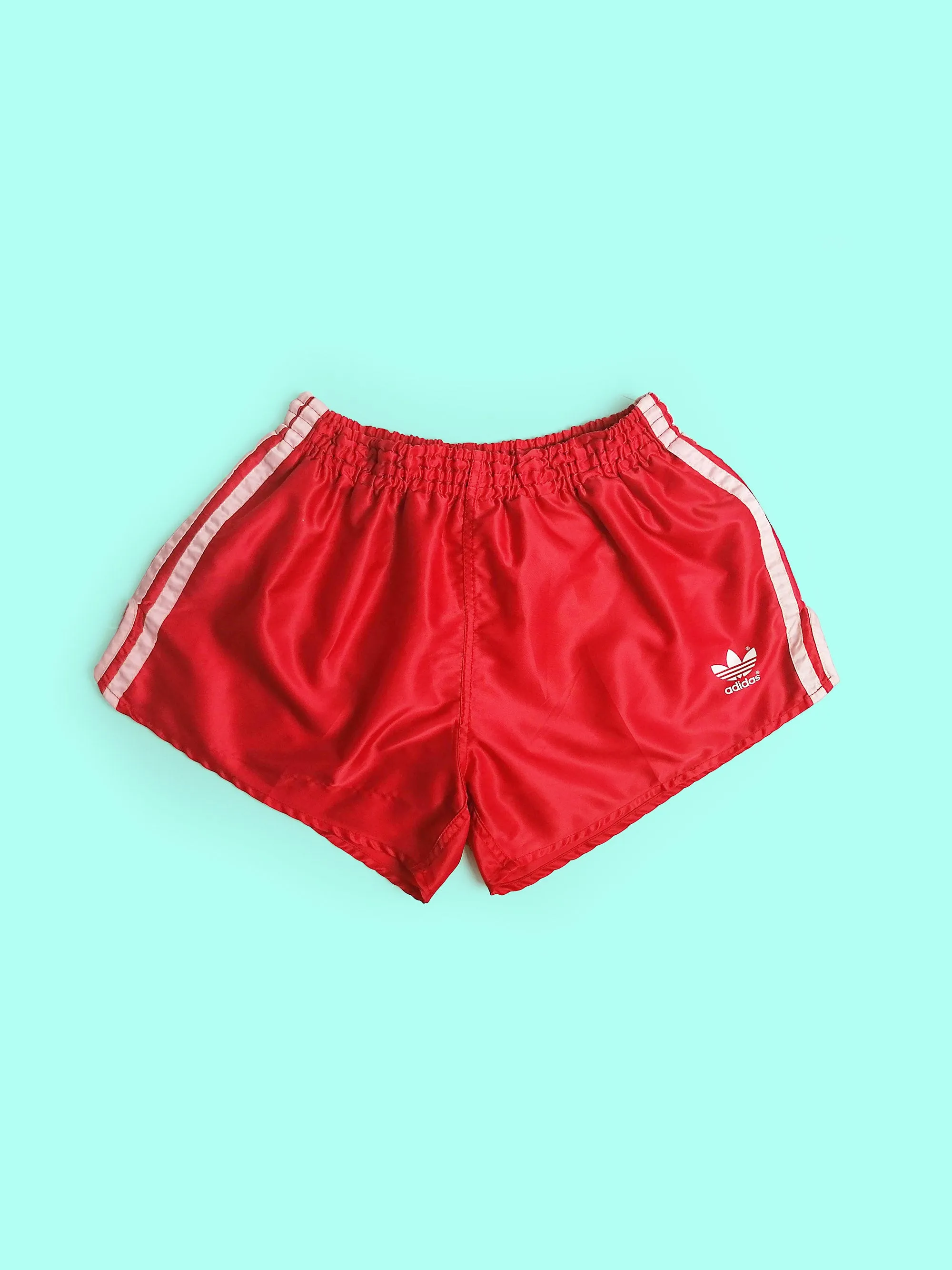 80's Adidas Running Shorts Red - size XS / D4