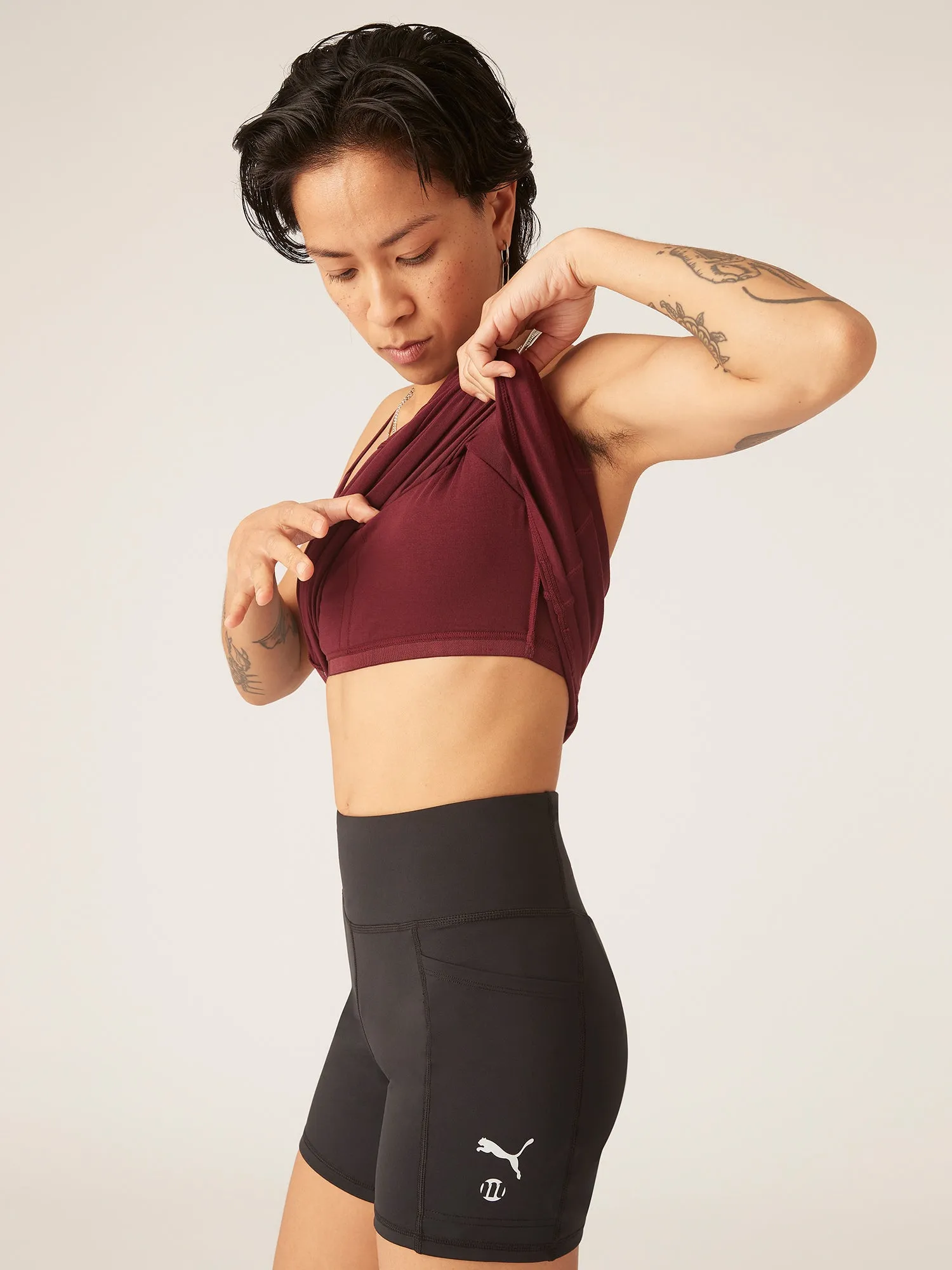 Active Racerback Cami Aubergine