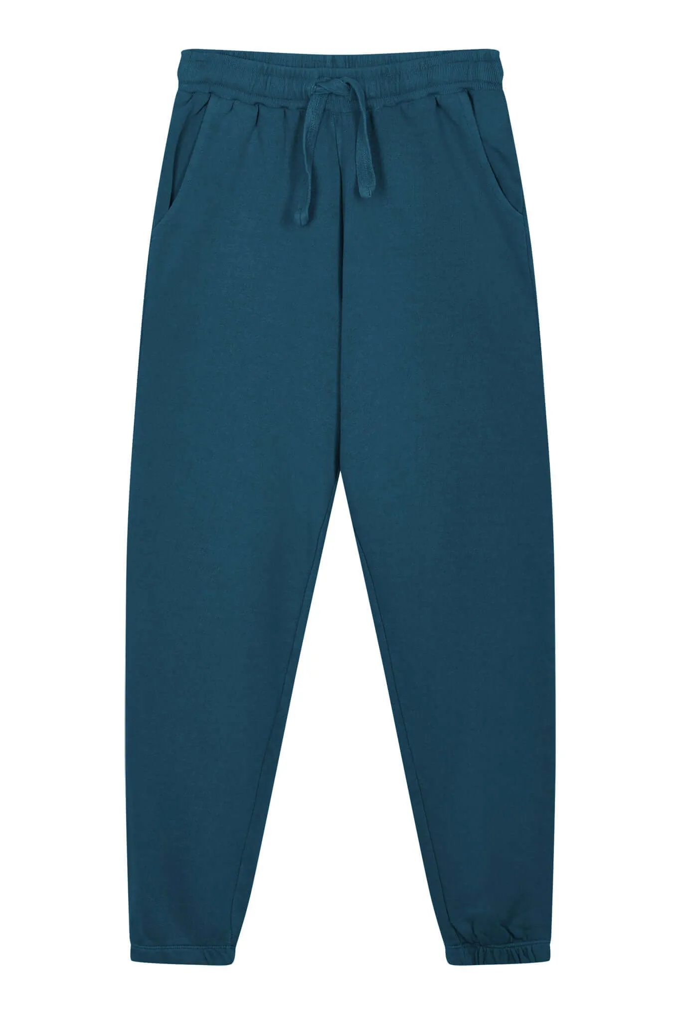 ADAM Organic Cotton Mens Trackpant Teal Blue