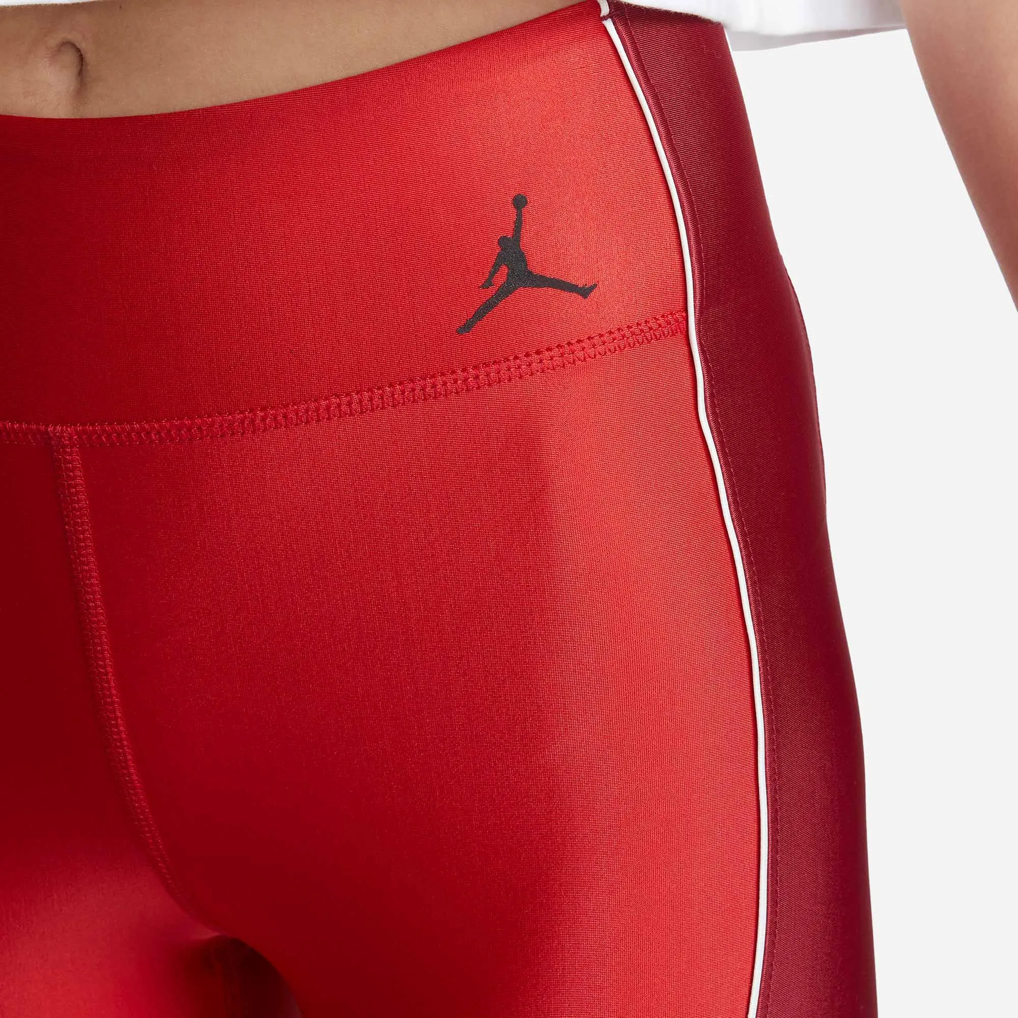 Air Jordan Womens Mid-Rise Bike Shorts 'Varsity Red'