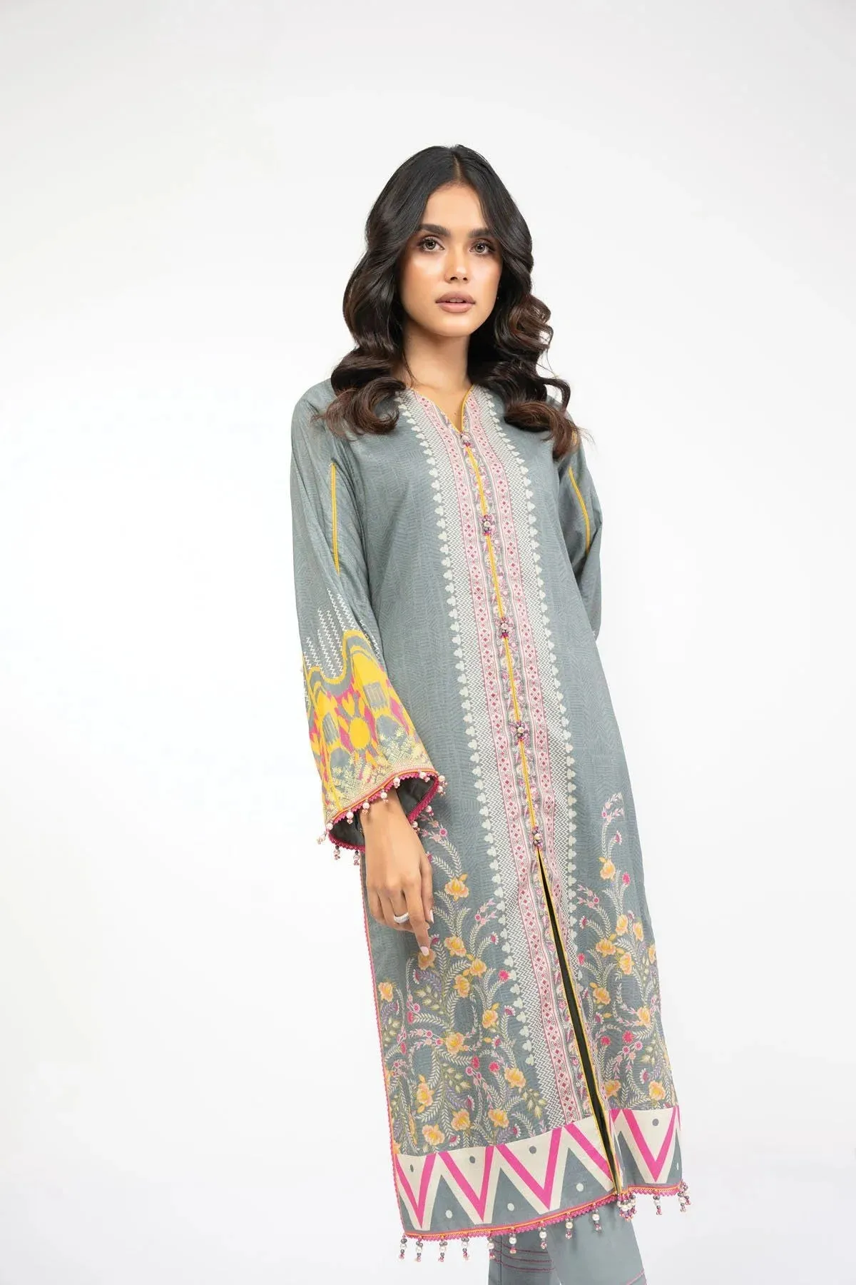 AlKaram Unstitched 1 Piece D#SS-49.1