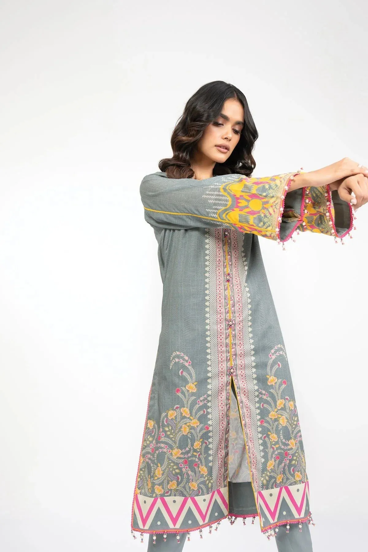 AlKaram Unstitched 1 Piece D#SS-49.1