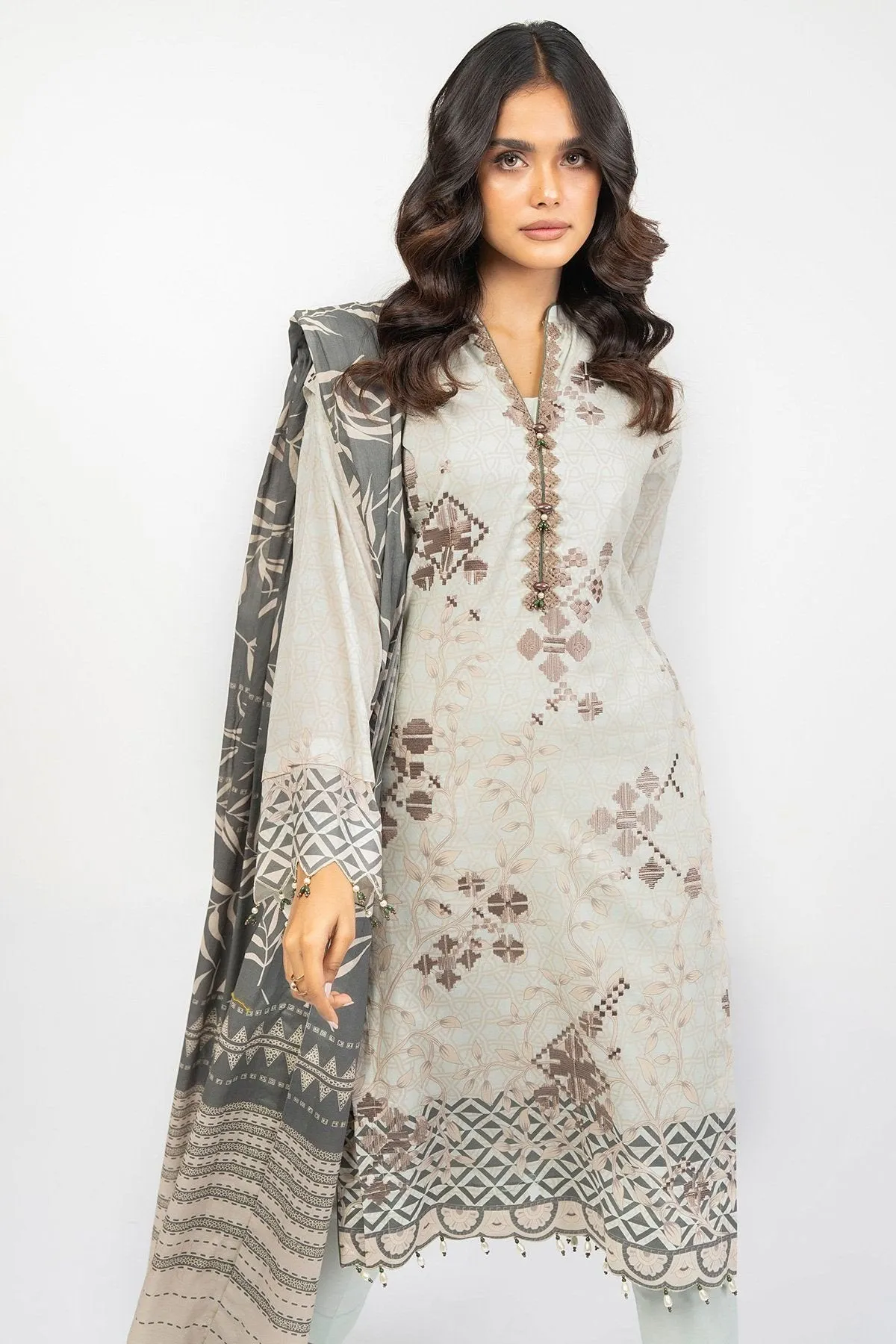 AlKaram Unstitched 3 Piece D#SS-7.1