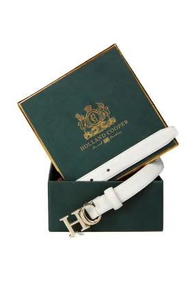 Atelier Ultra Slim Belt (Off White)