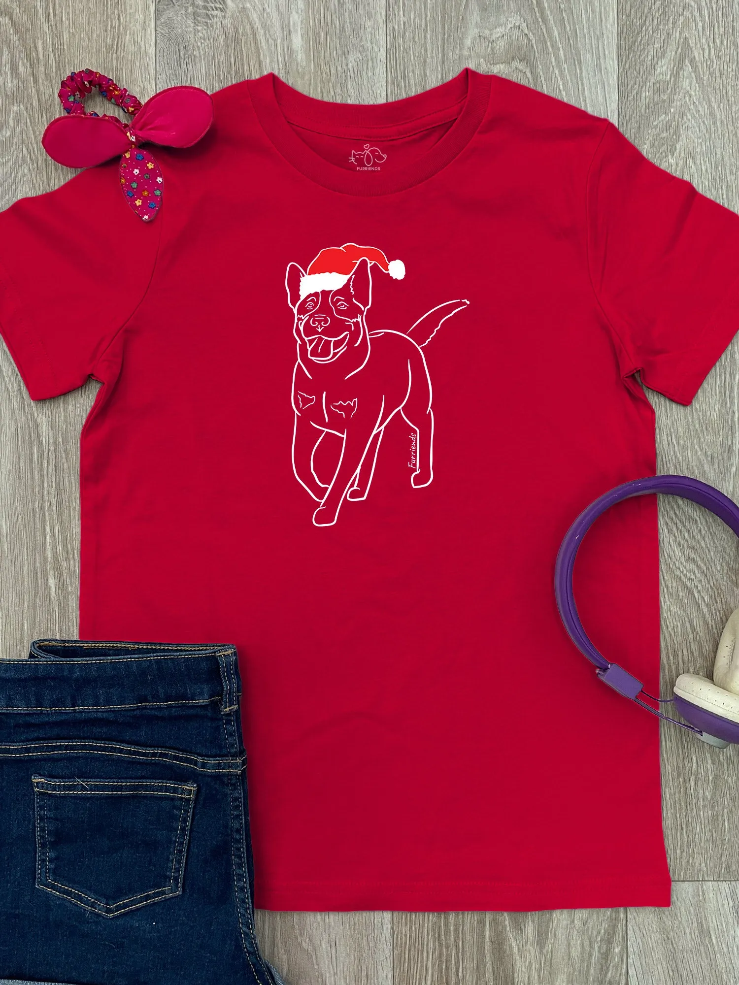 Australian Cattle Dog Christmas Edition Youth Tee