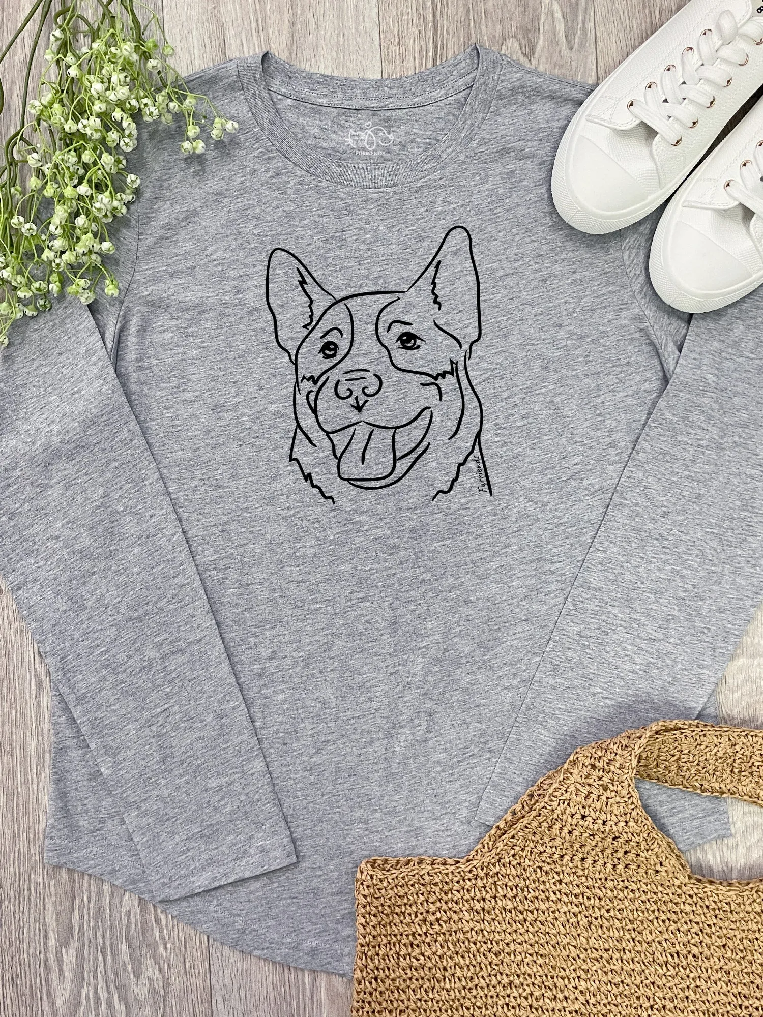 Australian Cattle Dog Olivia Long Sleeve Tee