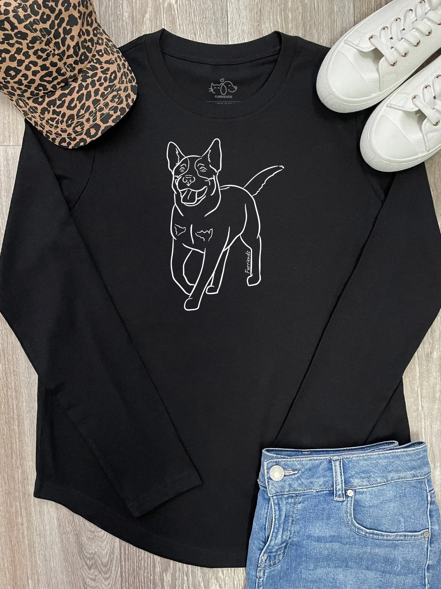 Australian Cattle Dog Olivia Long Sleeve Tee