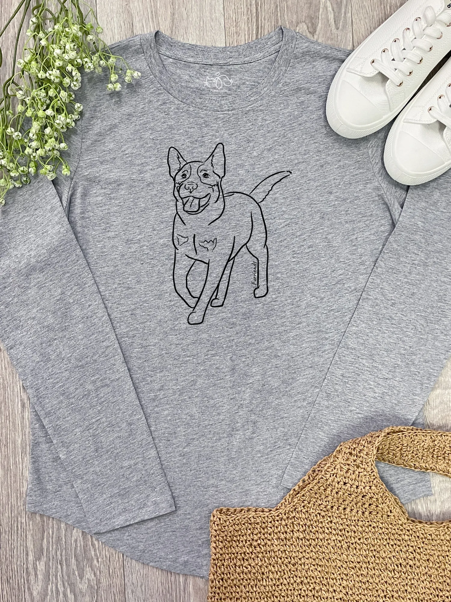 Australian Cattle Dog Olivia Long Sleeve Tee