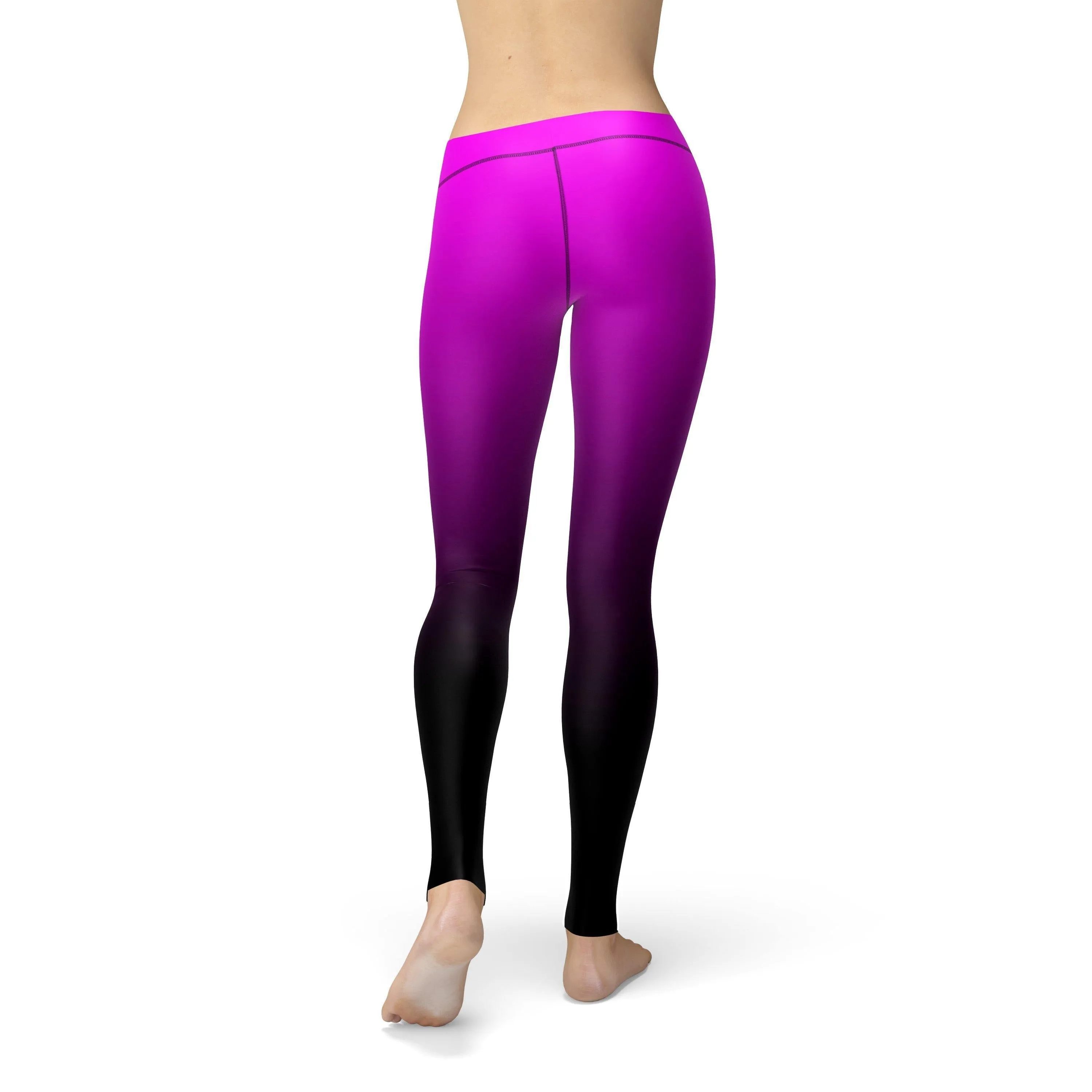 Avery Pink Black Ombre Leggings