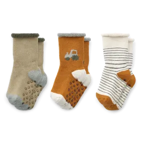 Baby Socks - Eloy - Teddy/Dove Blue Mix