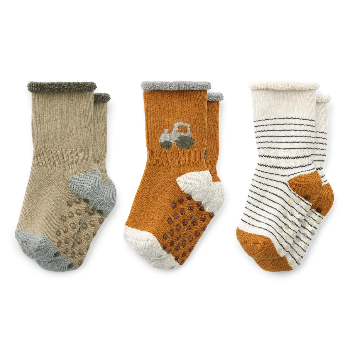 Baby Socks - Eloy - Teddy/Dove Blue Mix