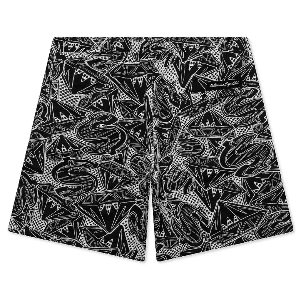 BB Diamond Dollars Shorts - G-Black