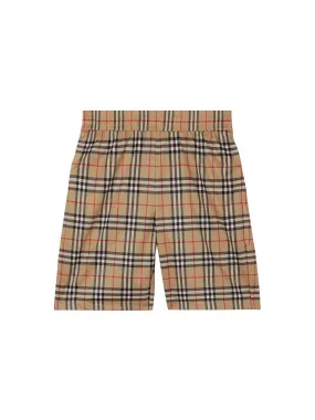 Burberry Check Print Shorts