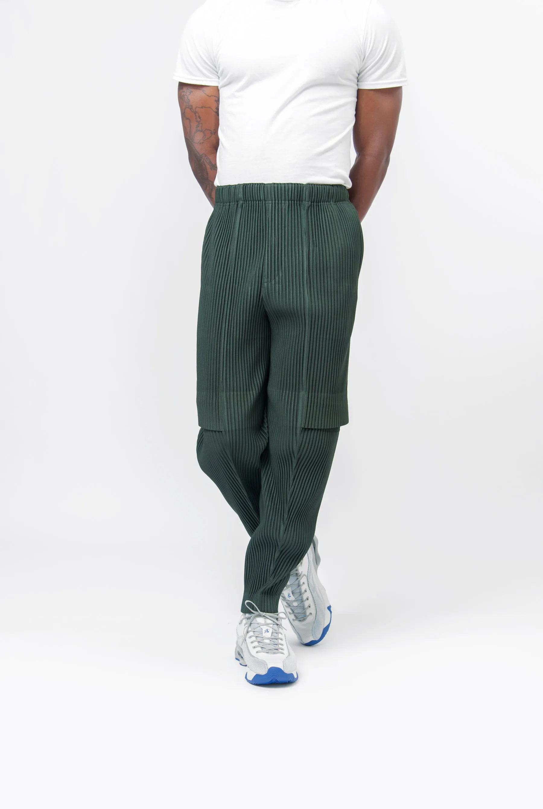 Cargo Pleated Trouser Green Chili HP46-JF171-67