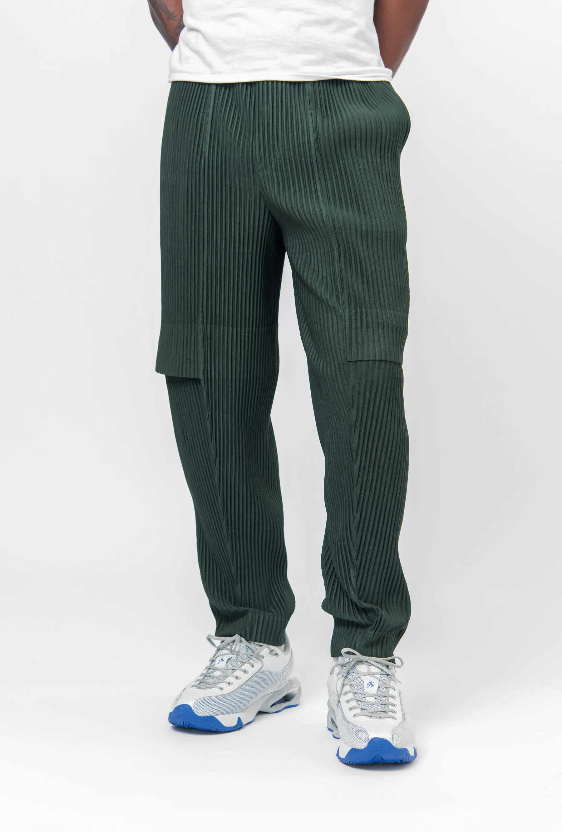 Cargo Pleated Trouser Green Chili HP46-JF171-67