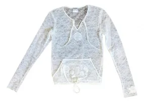 Chanel Lace Pullover Blouse - Fall 2004 Collection - Size FR 40 US 4/6