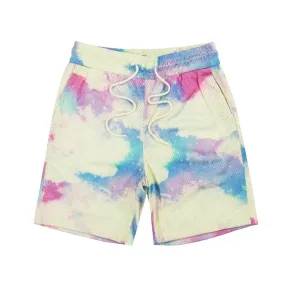 Cloudy Mesh Shorts (Vanilla Sky) /C3