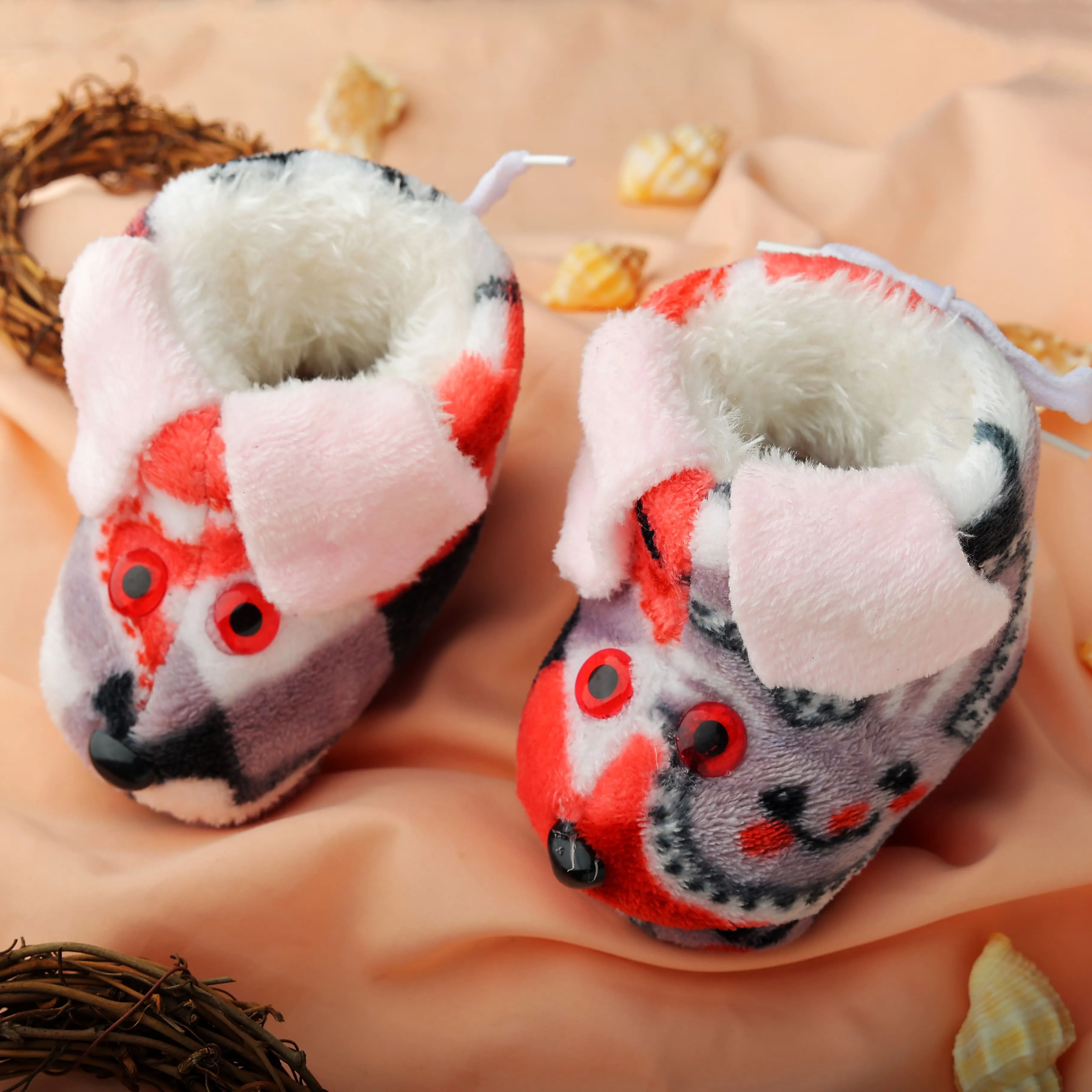 Combo of Infant Baby Puppy Booties (Qnty-2)