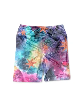 Cosmic Wonder in Biker-Slip Shorts 6"