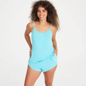 curacao modal magnetic dream sleep tank   shorts pajama set