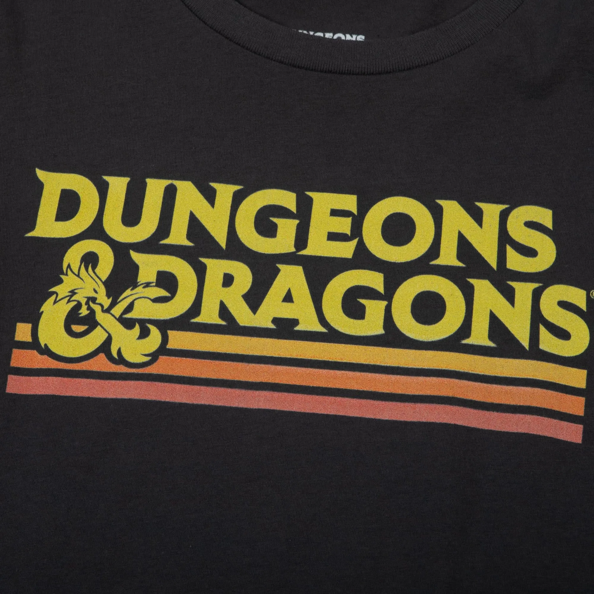 D&D Classic Logo Women's Charcoal Tee