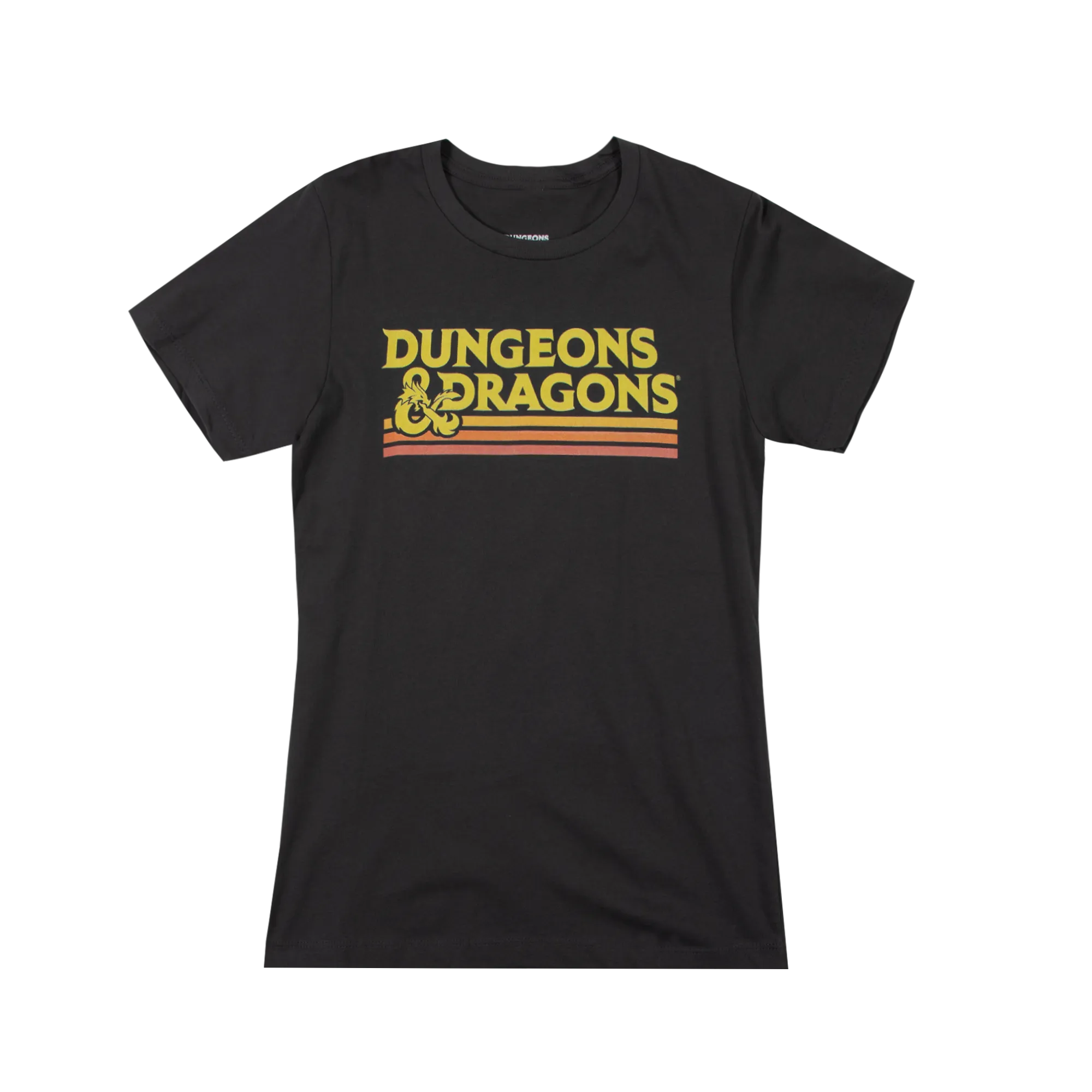 D&D Classic Logo Women's Charcoal Tee