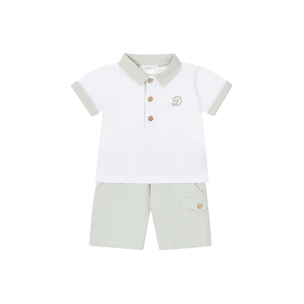 Deolinda Boys Turtle Shorts Set