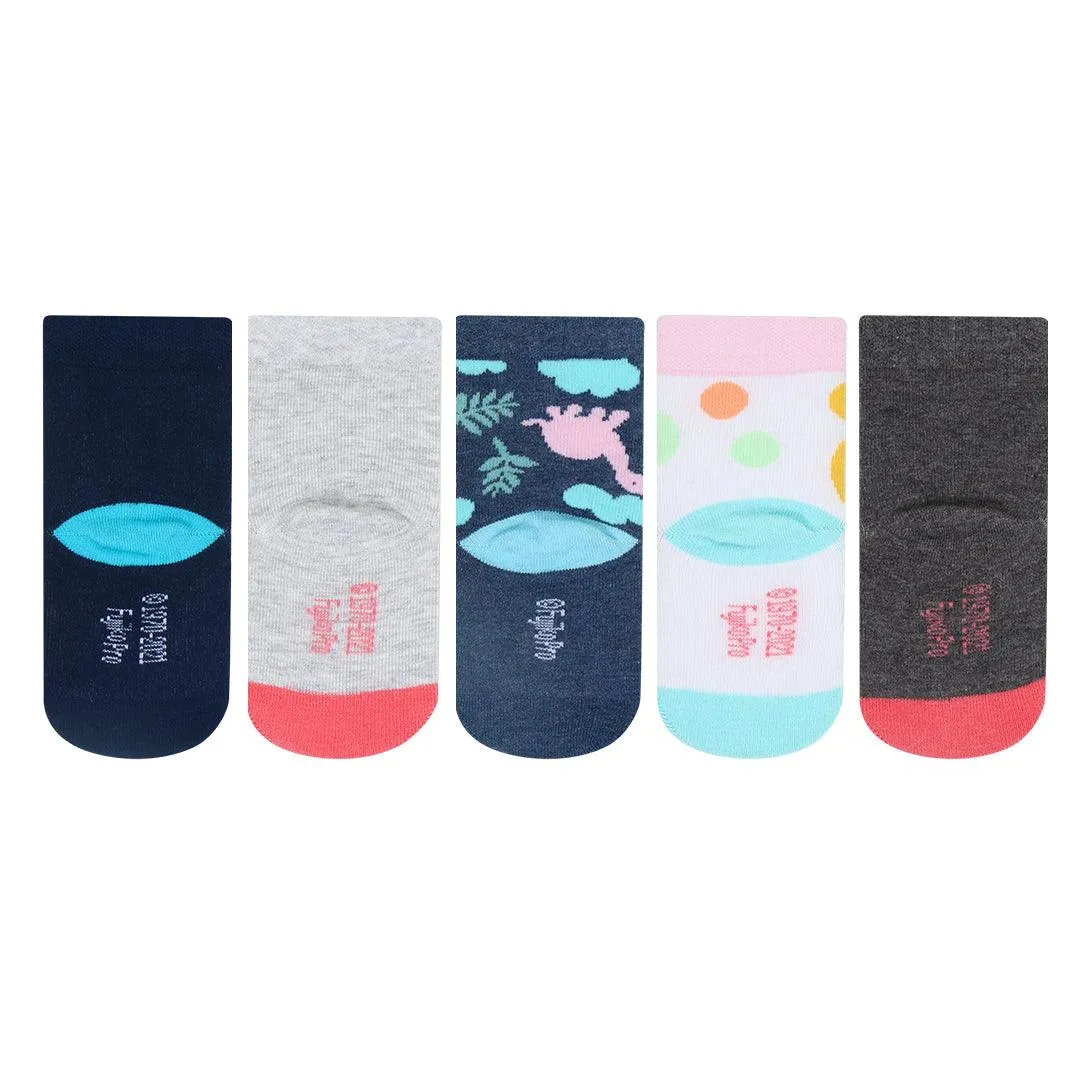 Doraemon Newborn Socks - Pack Of 5