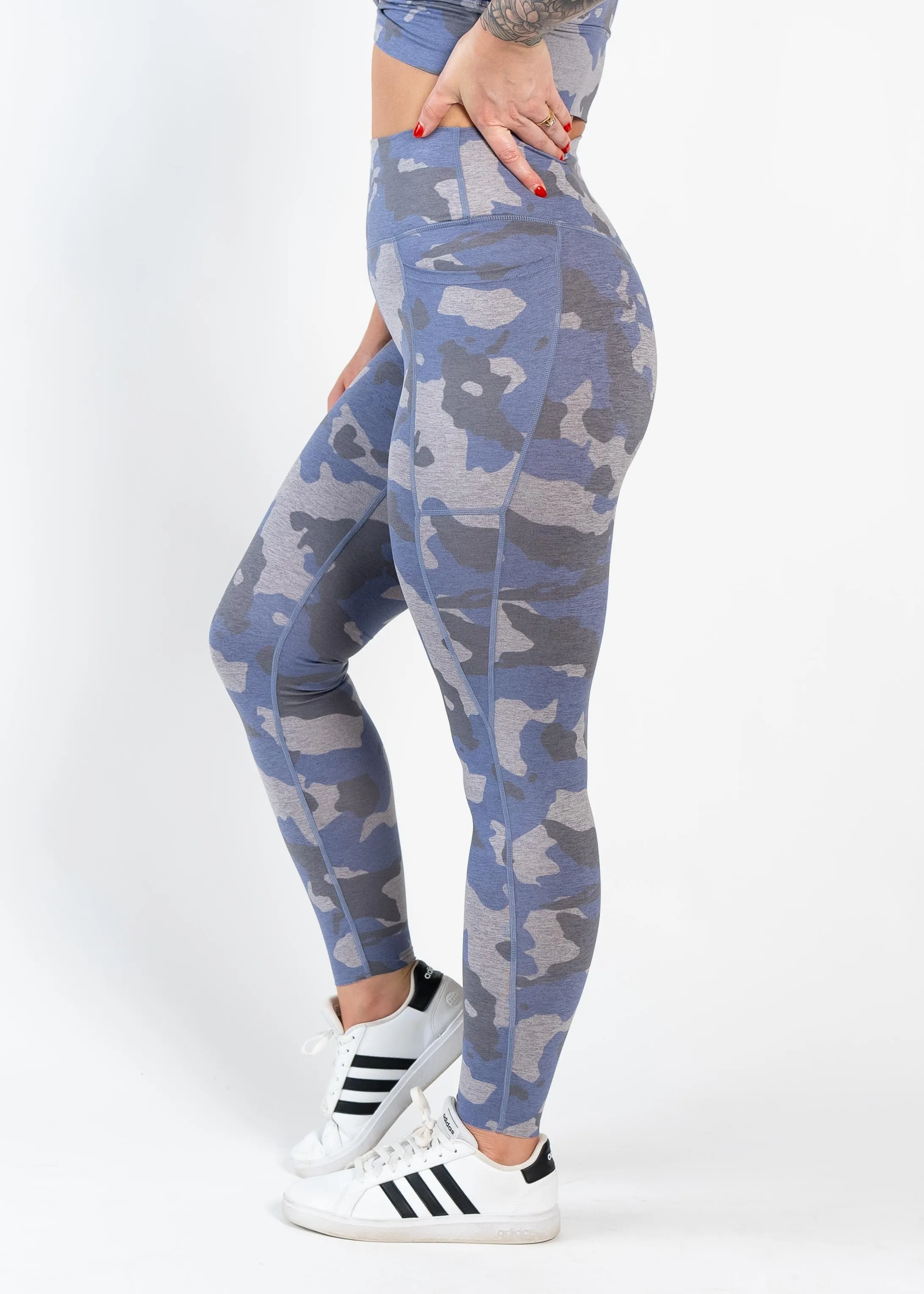 Dream Leggings With Pockets | Blue Camo