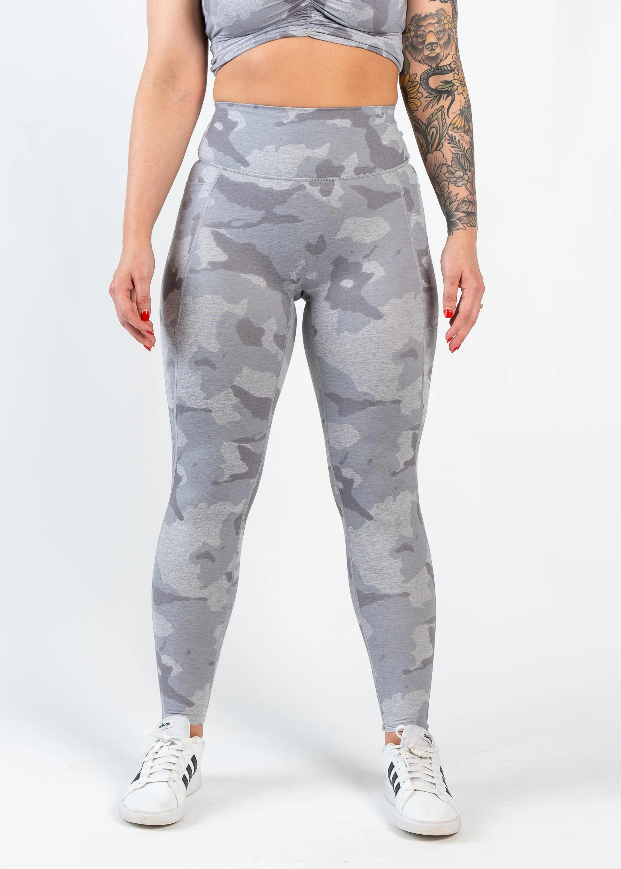 Dream Leggings With Pockets | Grey Camo