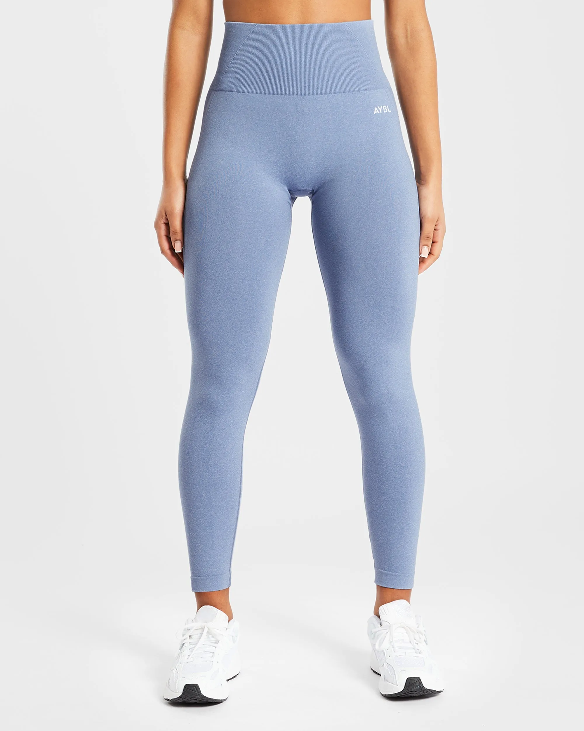 Empower Seamless Leggings - Blue Marl