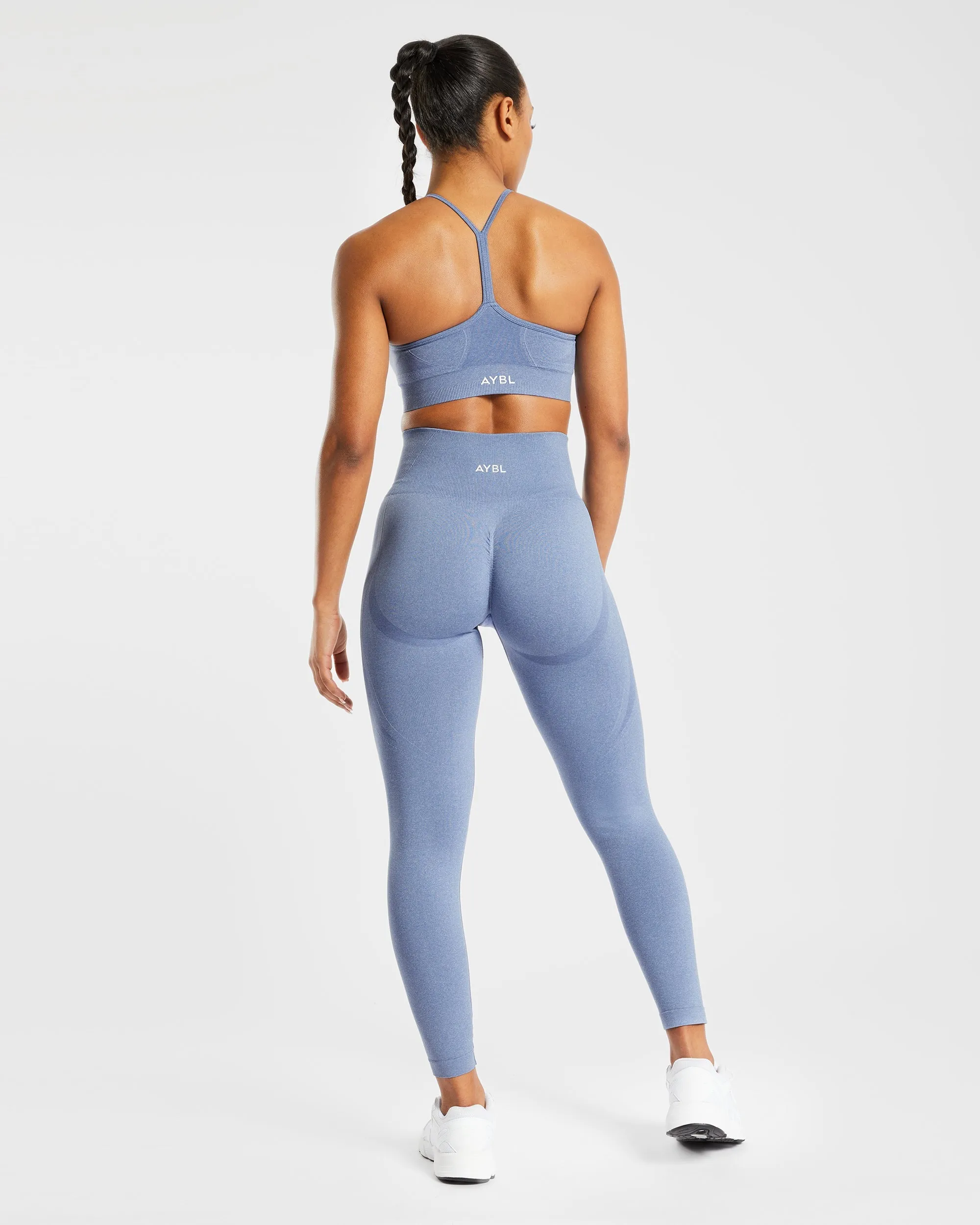 Empower Seamless Leggings - Blue Marl