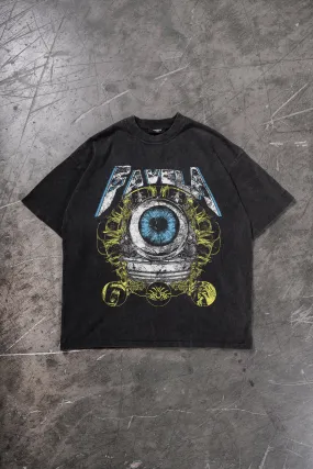 EYE BLACK WASHED T-SHIRT