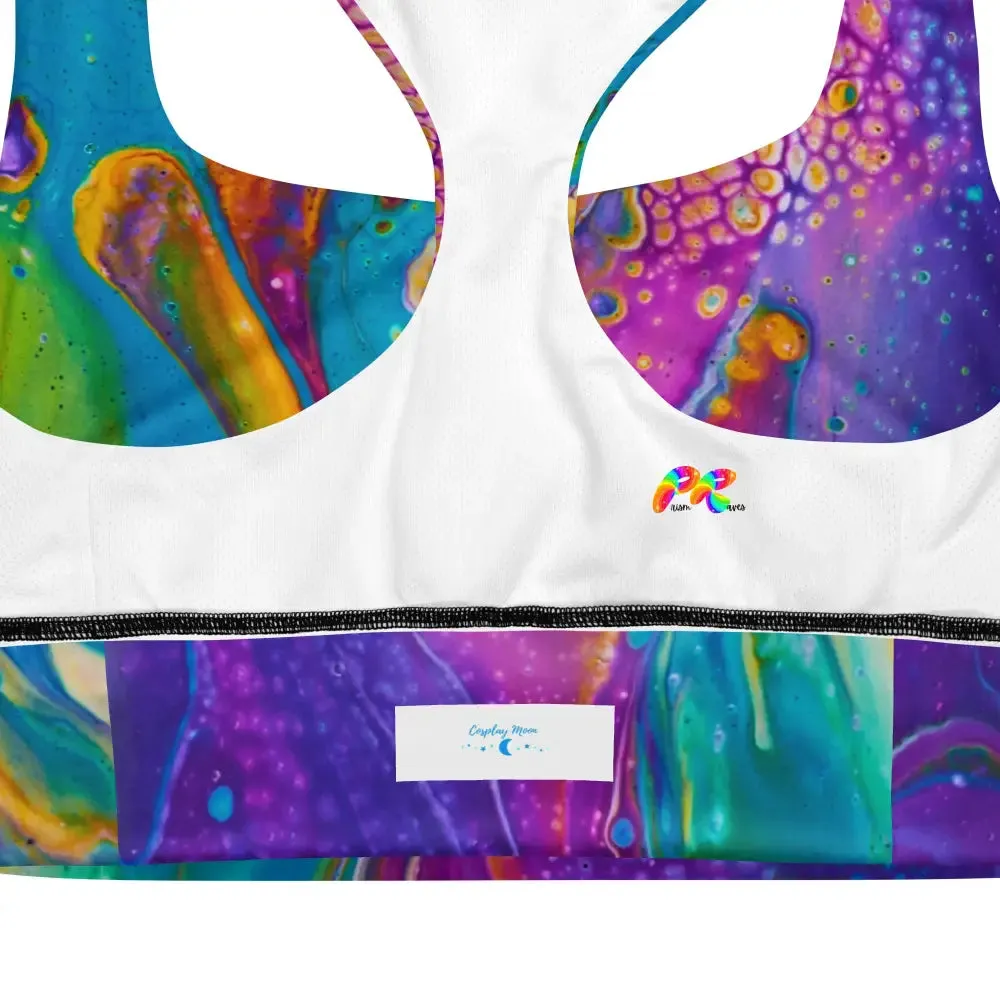 Fluid Palette Festival Longline Sports Bra