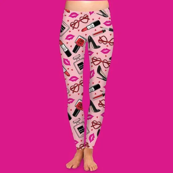 French Kiss Women's Valentine's Day Leggings