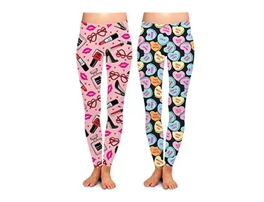 French Kiss Women's Valentine's Day Leggings