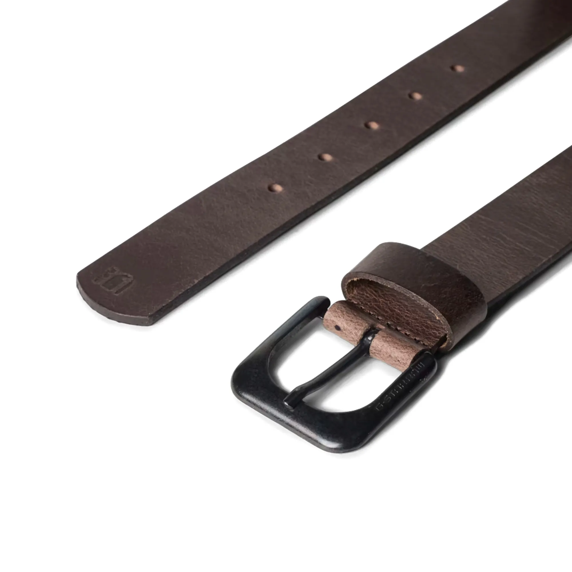 G-Star Zed Leather Belt - Dark Brown