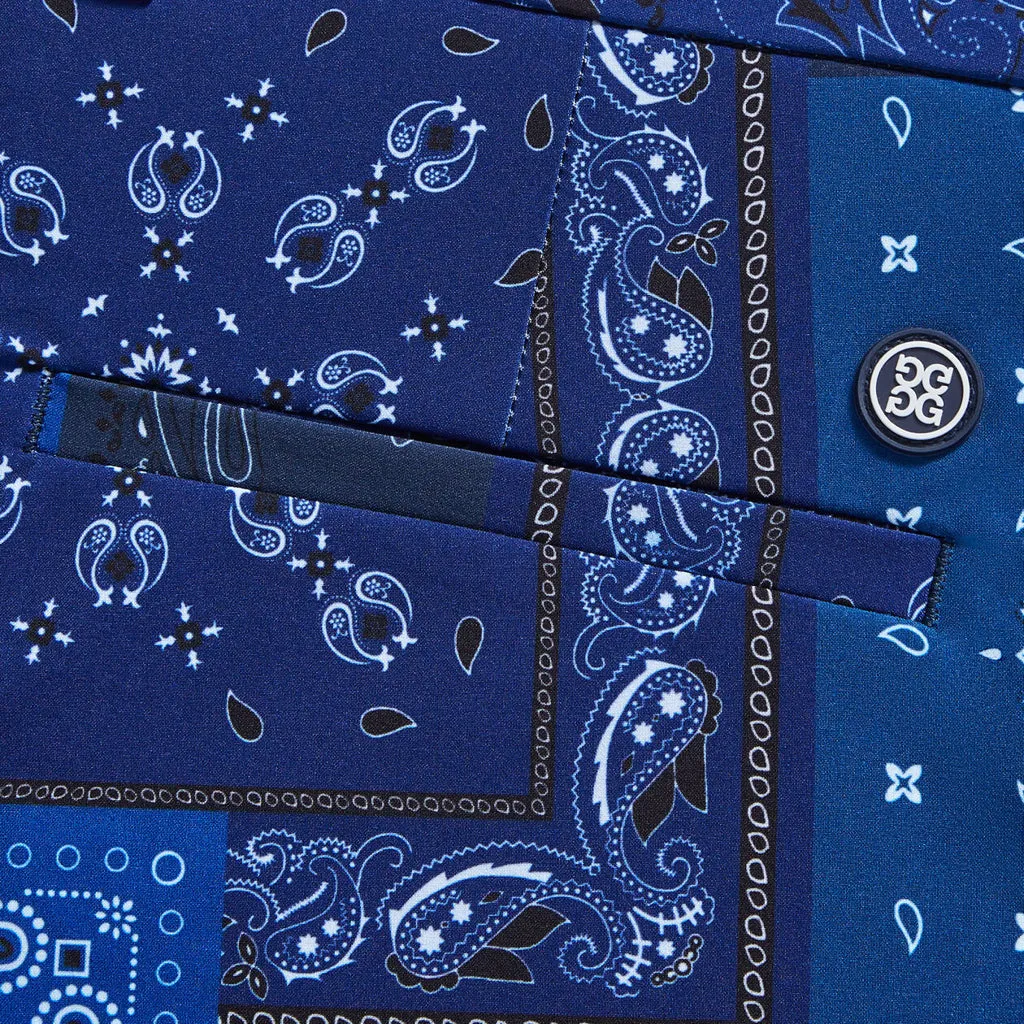 G/FORE MAVERICK HYBRID SHORT BANDANA PRINT