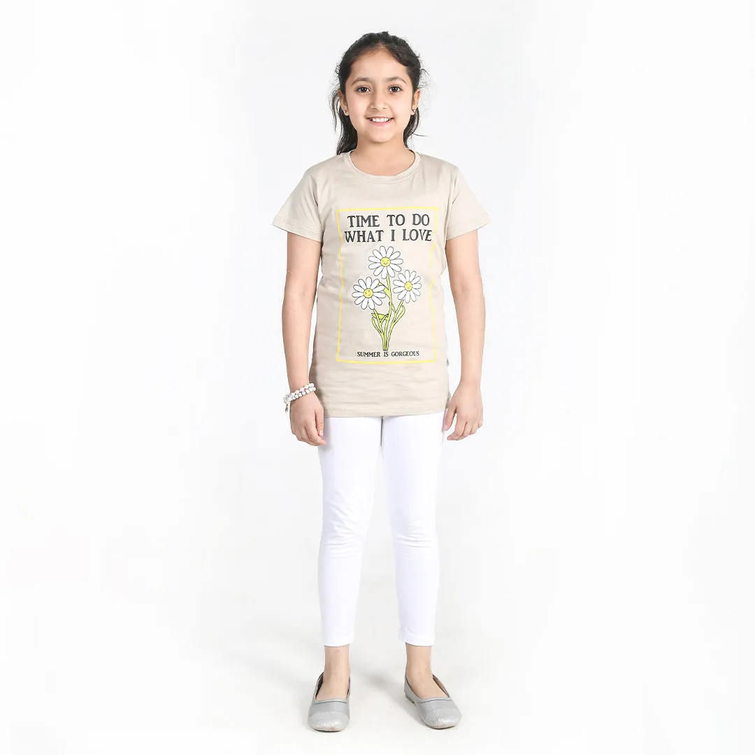 Girls Skin Graphic T-Shirt