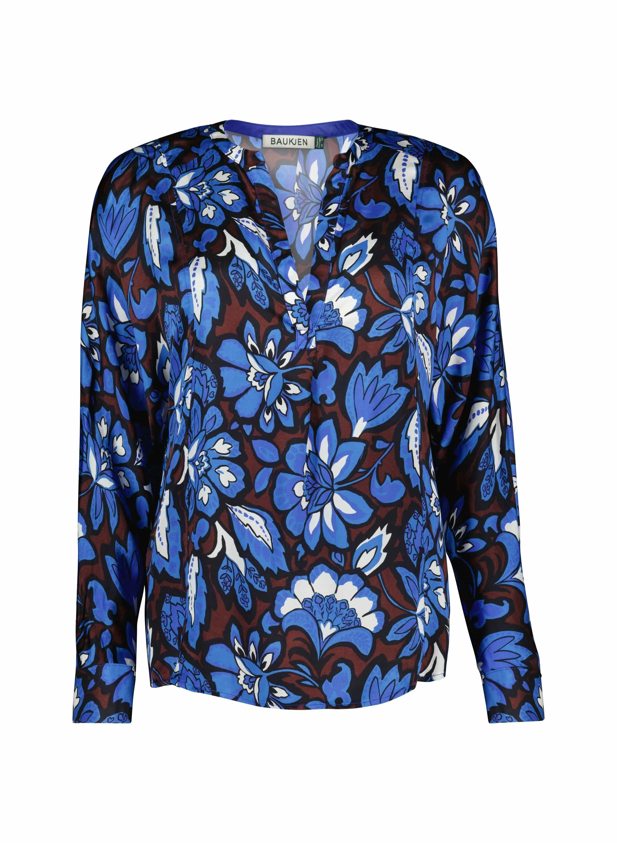 Gloria LENZING ECOVERO RecycledBlouse | Blue Floral Saraca