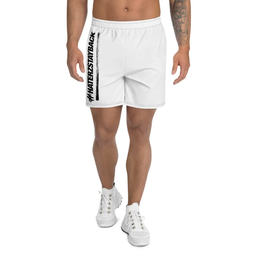 #HaterzStayBack Men's Shorts (White)