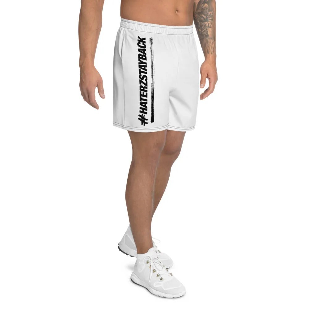 #HaterzStayBack Men's Shorts (White)