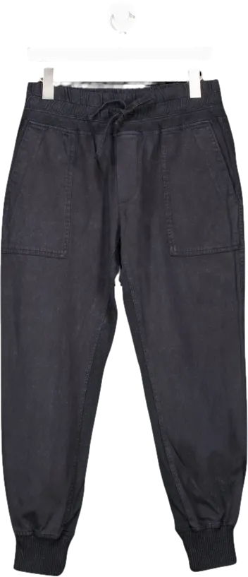 James Perse Black Mixed Media Pant UK 8