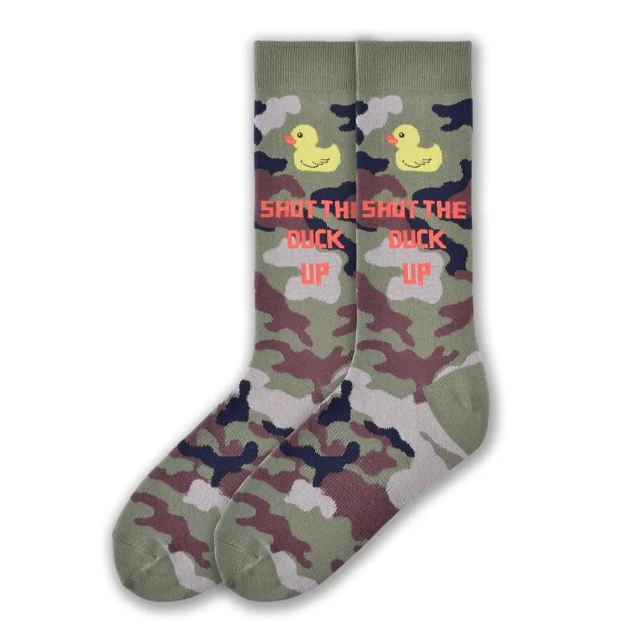 K Bell Mens Shut the Duck Up Sock