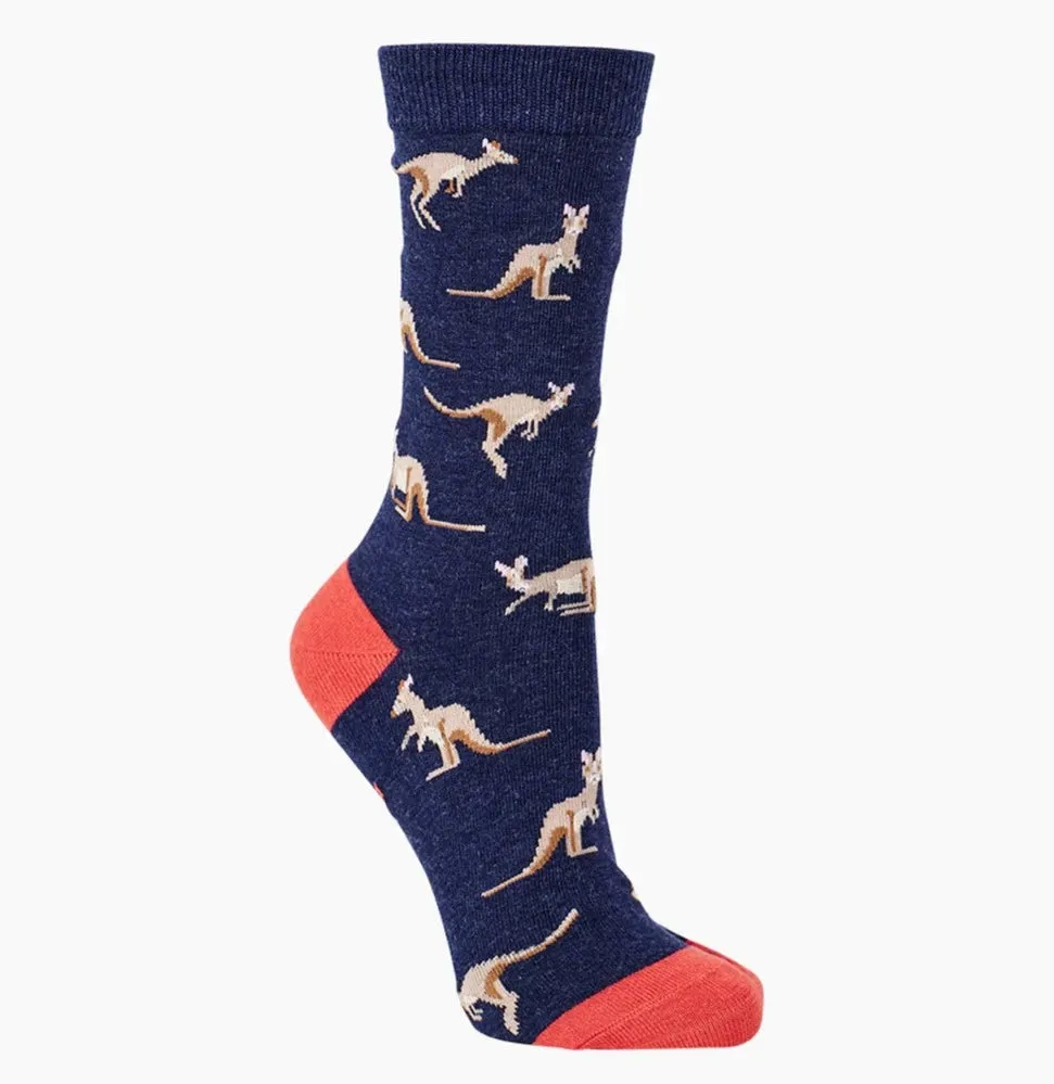 Kangaroo Women's Bamboo Crew Socks