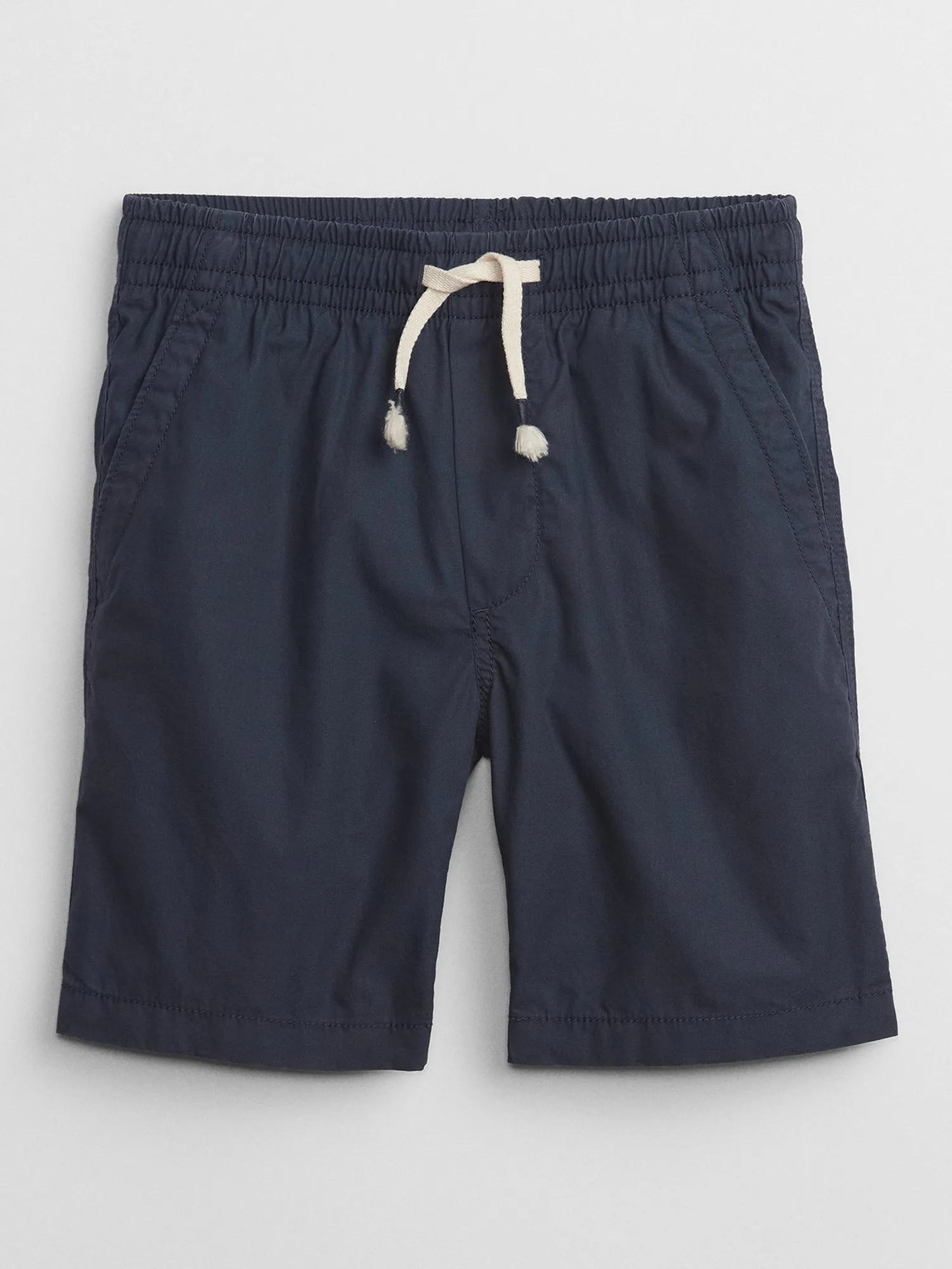 Kids Poplin Pull-On Shorts with Washwell