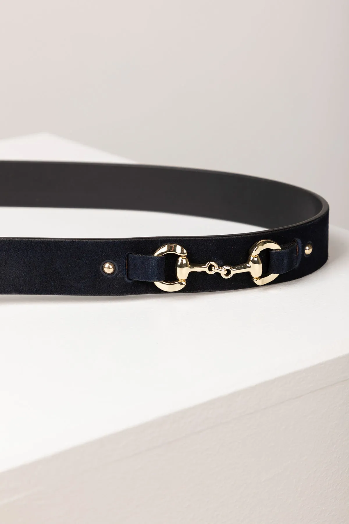 Ladies Suede Snaffle Belt - Lucinda