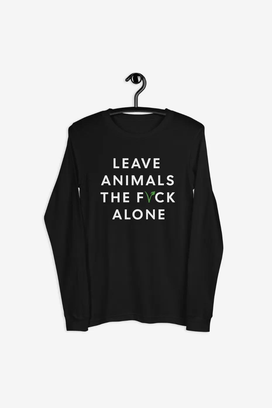 Leave Animals Alone Unisex Long Sleeve Tee